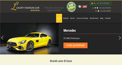 Desktop Screenshot of luxuryfashioncar.com