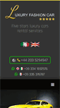 Mobile Screenshot of luxuryfashioncar.com